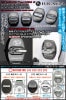 ブーン/トール/ハイゼット[タイプ1D/BK4]新型ダイハツ ロゴマーク付/客注品 ドアロック ストライカー カバー ブラックメッキ 4点 鏡面/ブラガ