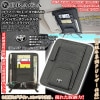 クラウン/マジェスタ/カムリ/マークX/トヨタ サンバイザー ポケット ホルダー S黒【タイプ1T/BK】眼鏡 各カード 収納 整理ケース/欧米仕様/ブラガ