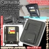 ステラ/プレオ/R2/サンバー/スバルSTIエンブレム付/客注品 サンバイザー ポケット ホルダー S黒[タイプ1ST/BK]眼鏡 カード 収納 整理/ブラガ