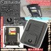 200/210/220クラウン 30系クラウンマークエンブレム付 客注品 サンバイザー ポケット ホルダー S黒[タイプ1C3/BK]収納 整理/BG BRAGA