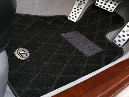 Lexus ブラック チェック柄 クラッチバッグ（レクサス メタル フロア  