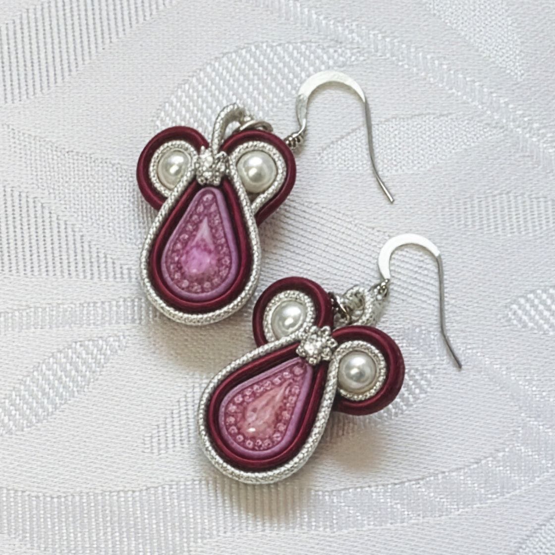 ソウタシエイヤリング～ラスティック（ピンク）～