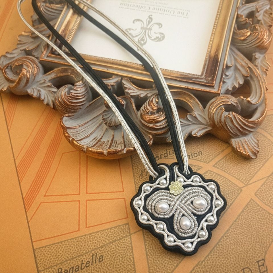 WaterPearlのレースネックレス