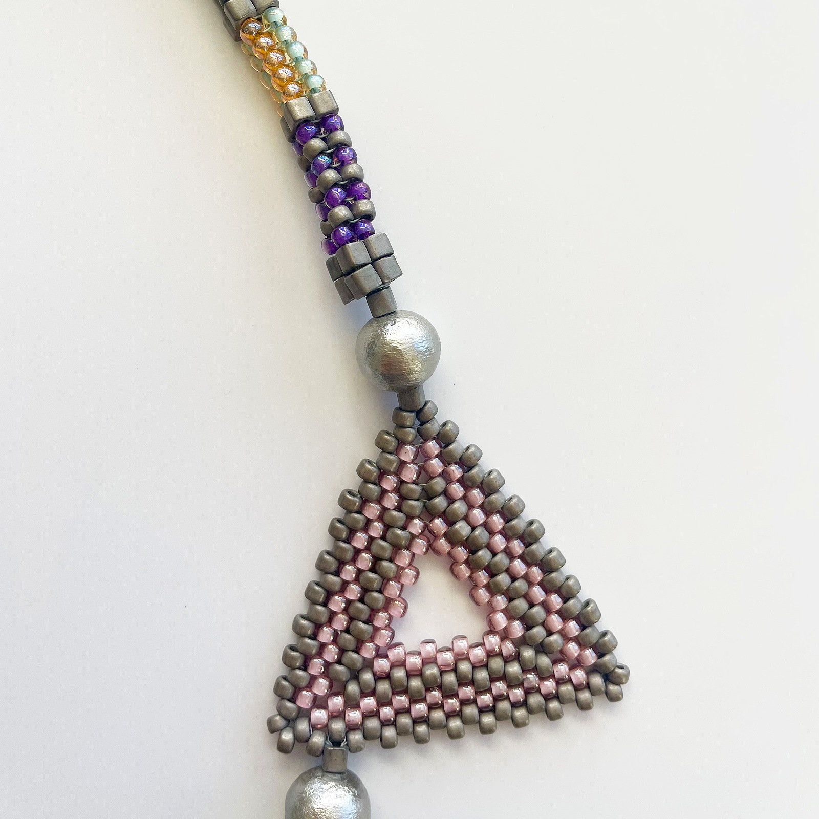 トリアンゴロ パズルネックレス／パステル