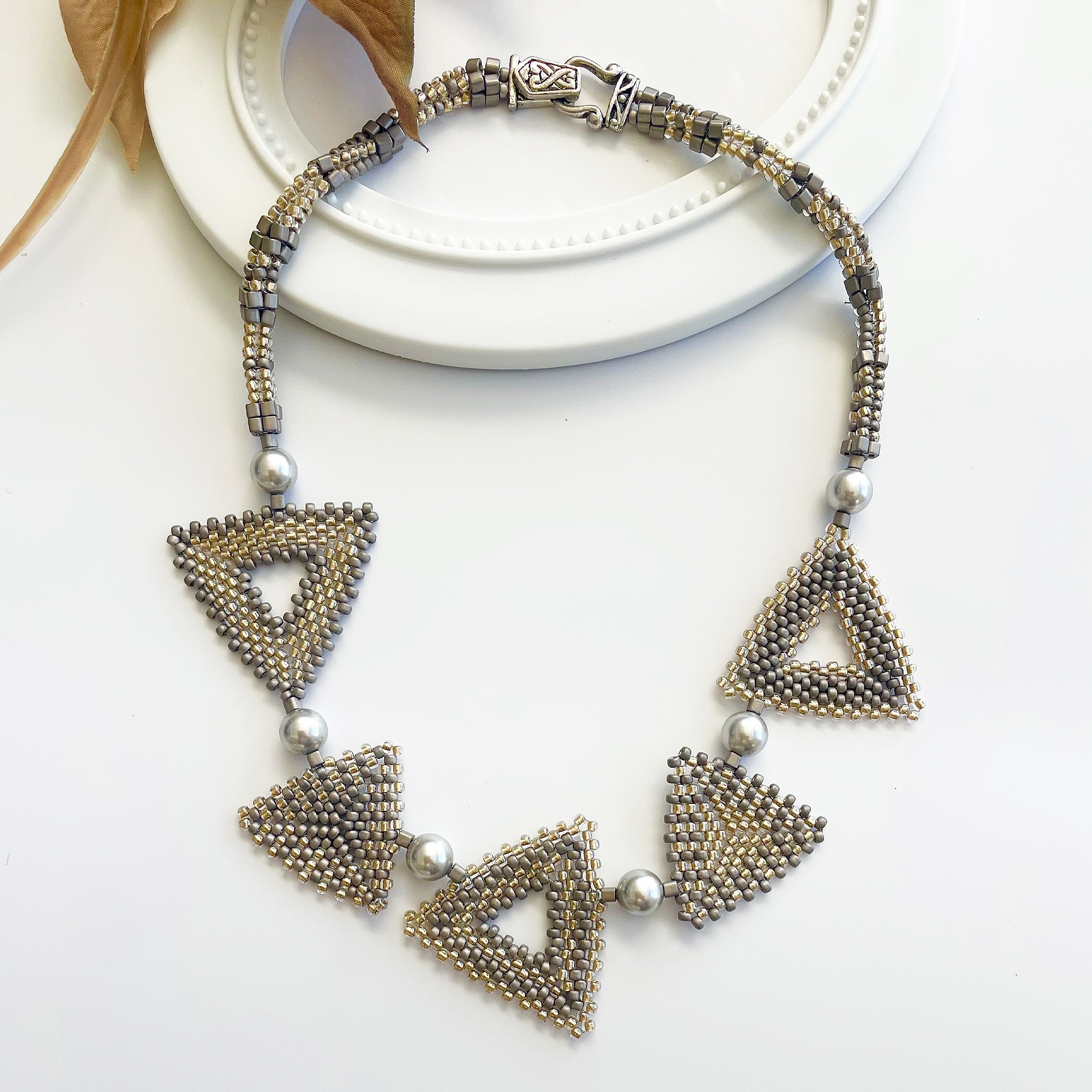 トリアンゴロ パズルネックレス／パステル