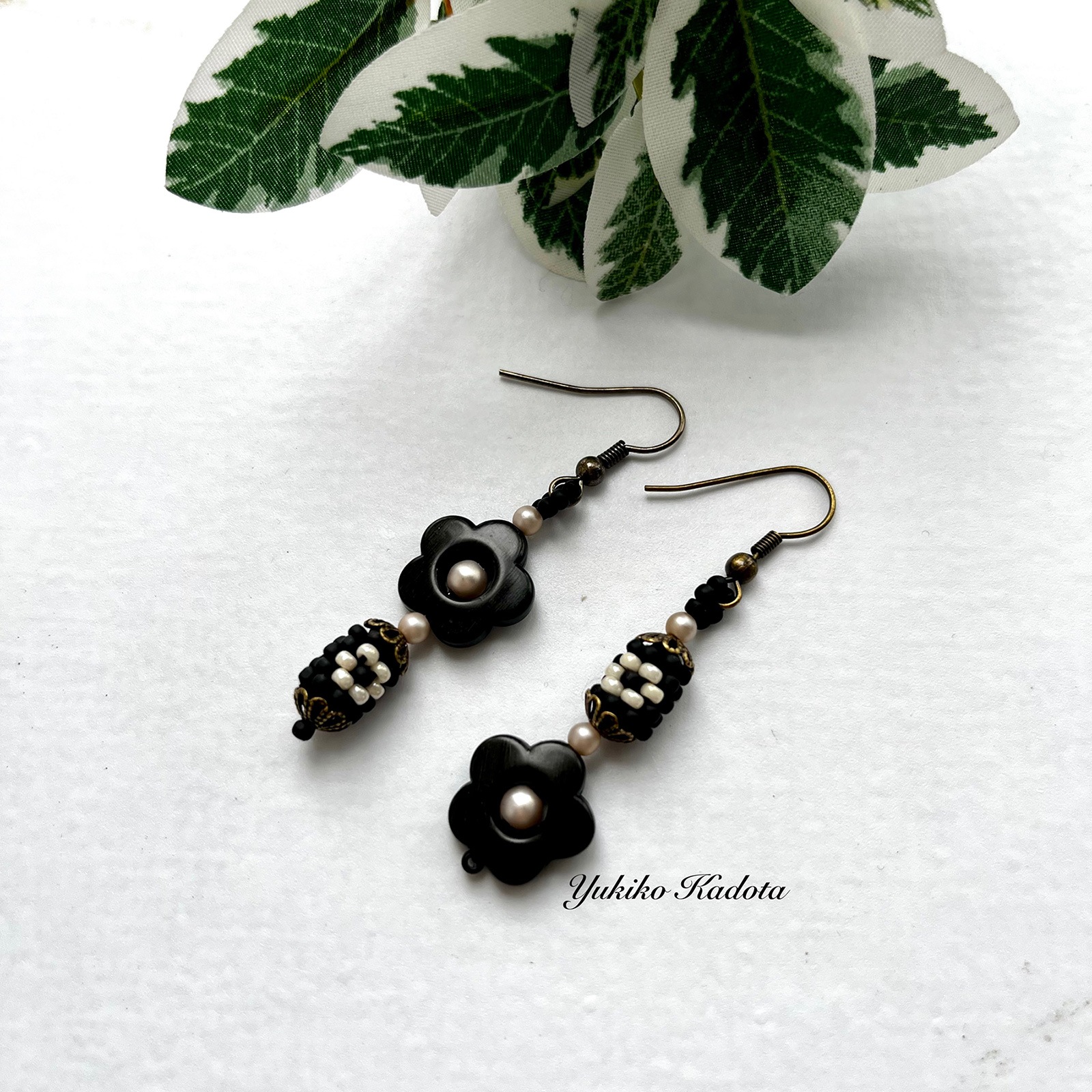 花柄模様のシンプルなチューブクロッシェモノトノ