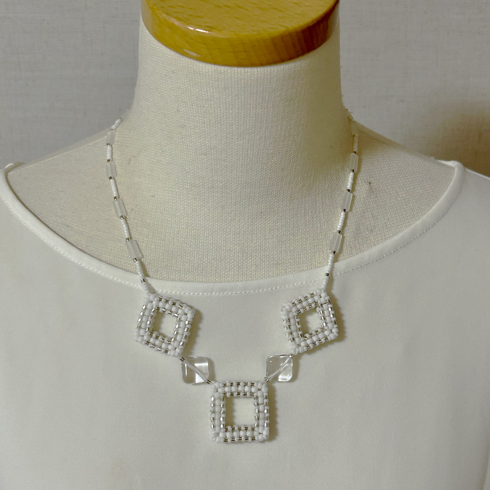 キュービックライトアングルウィーブSquare Style ネックレス