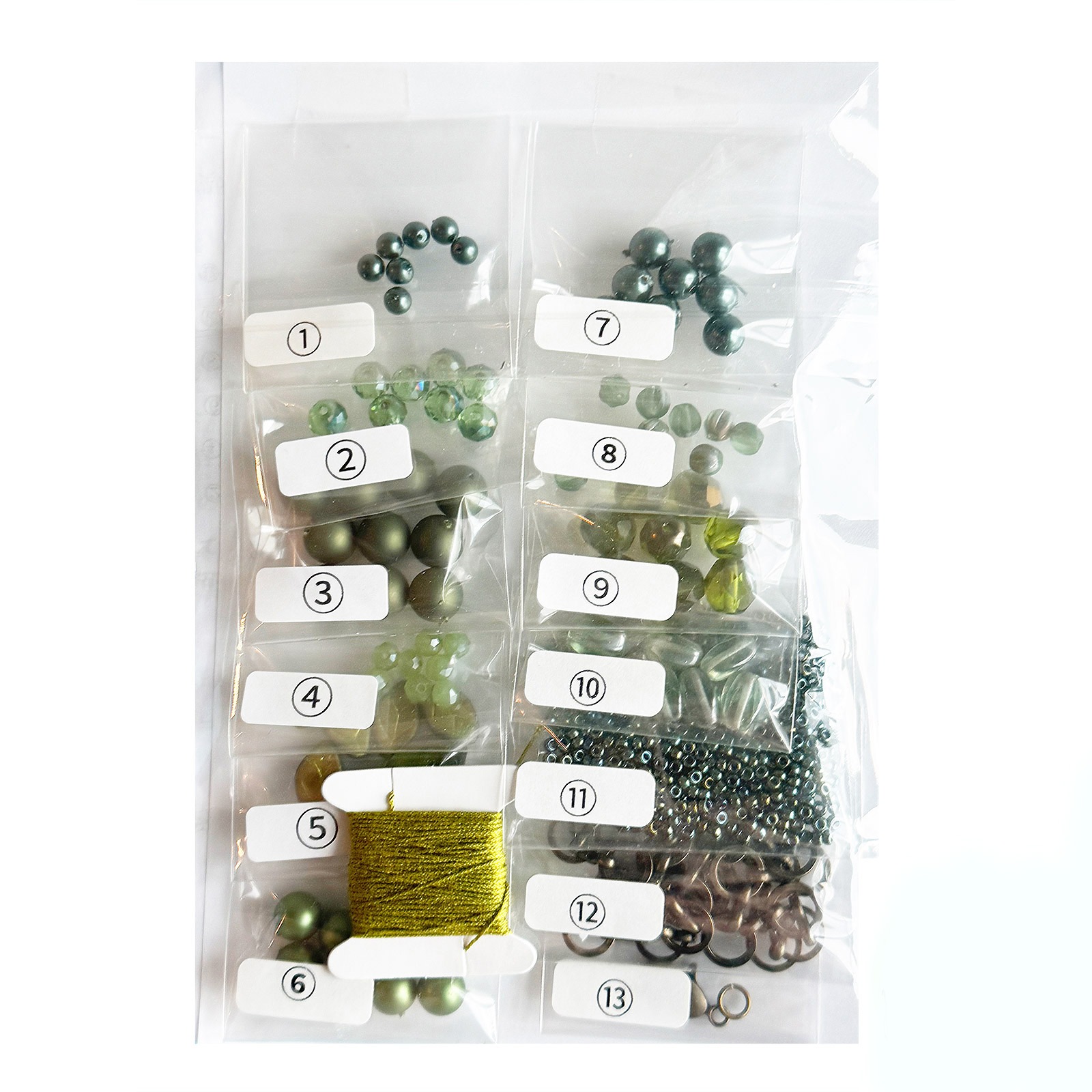 ループクロッシェで作るネックレスFOREST～フォレスト～