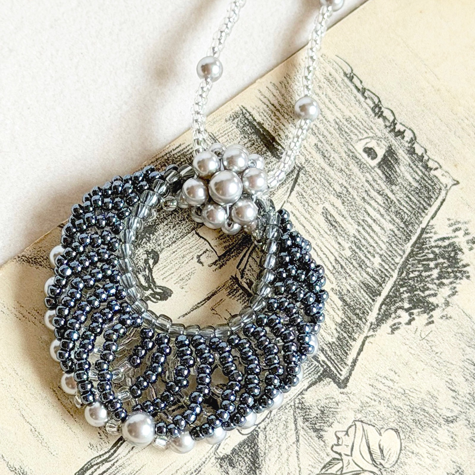 ノーブルデュオ・シルバー×グレー