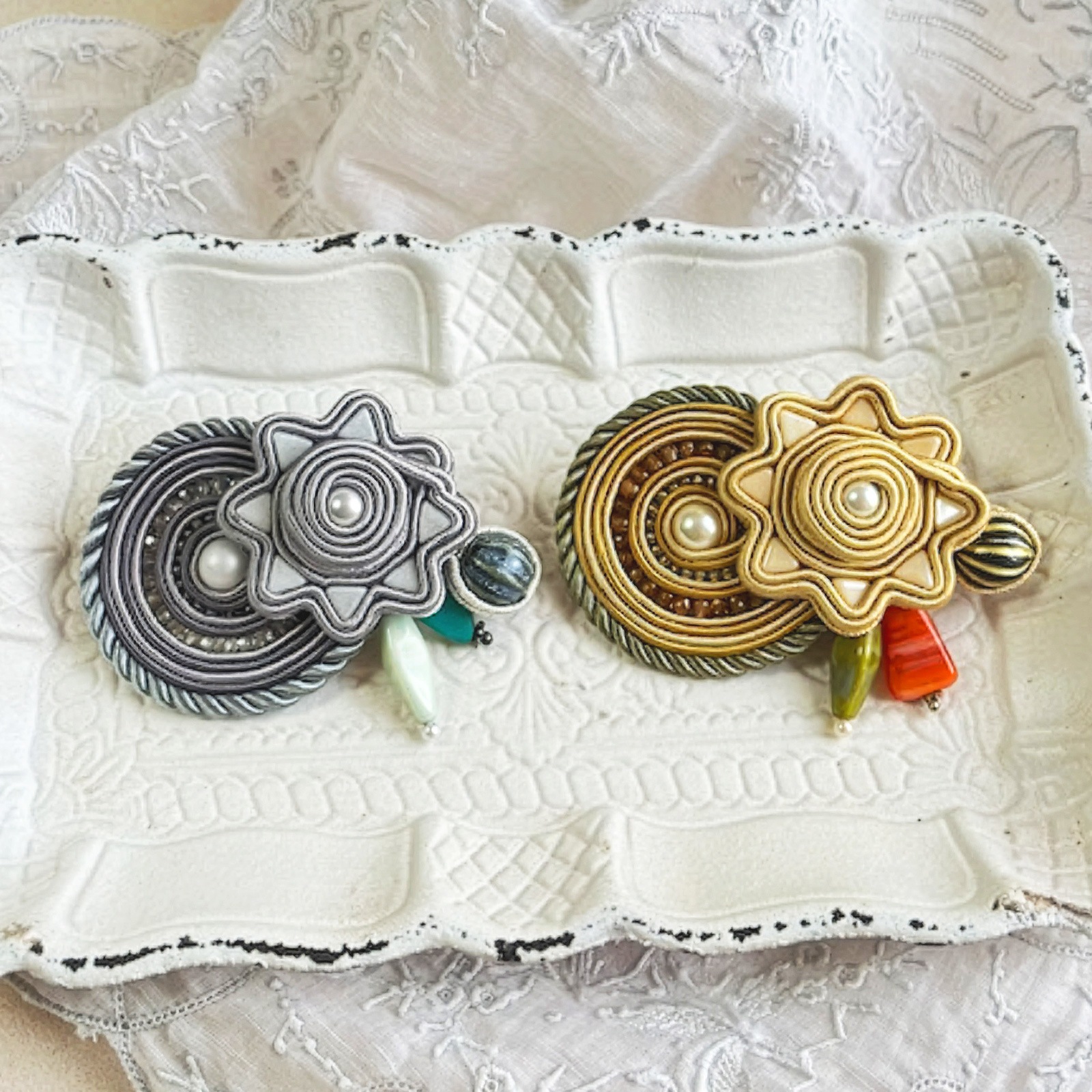 ラダーシェイプで作る花花（イエベ）