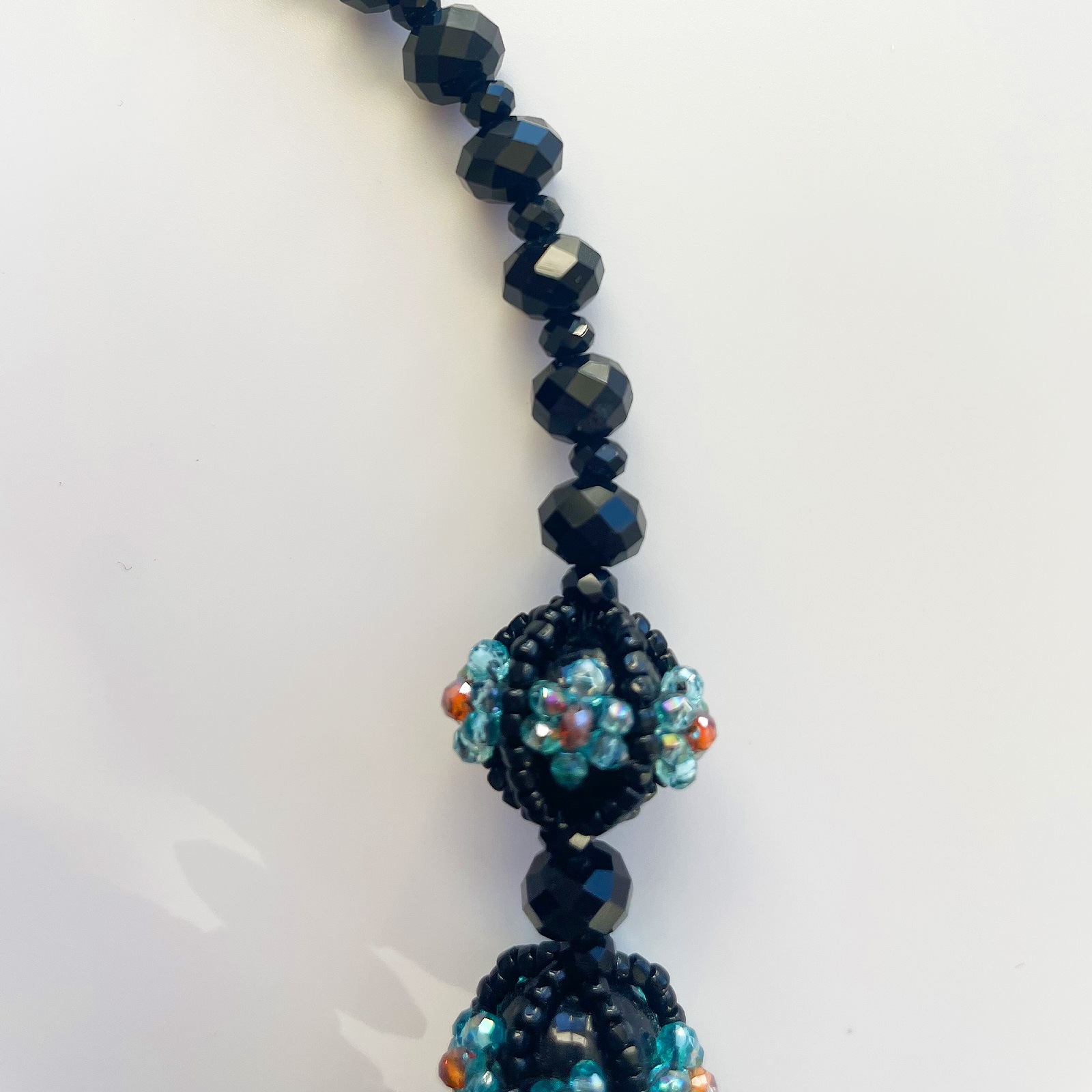 デイジーボール ネックレス/ブラック