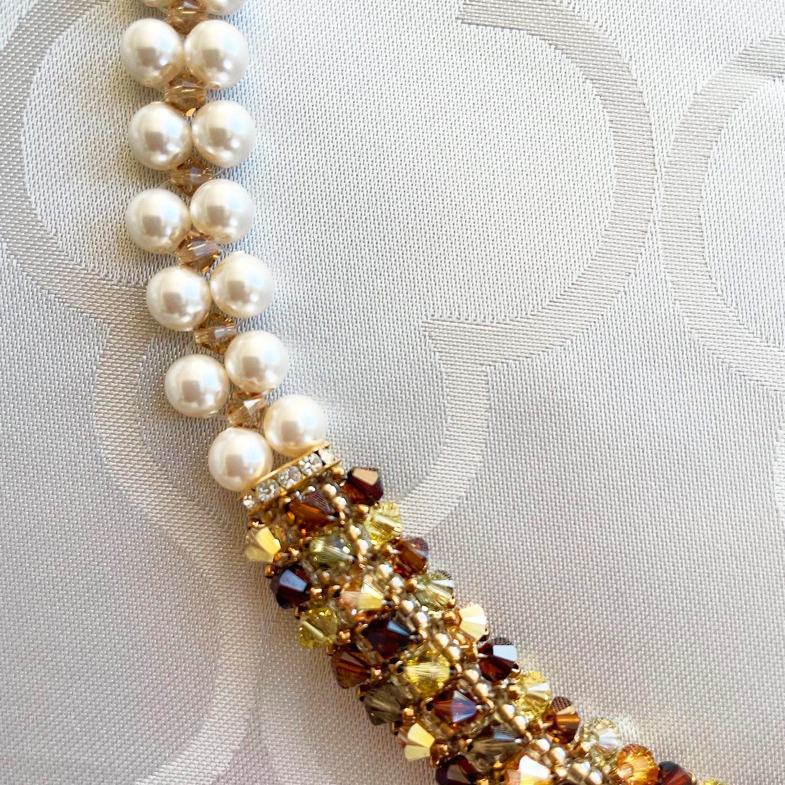 クリスタルグレイス ネックレス/トパーズ