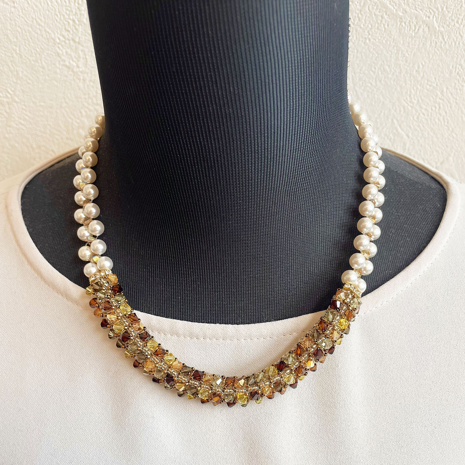 クリスタルグレイス ネックレス/トパーズ