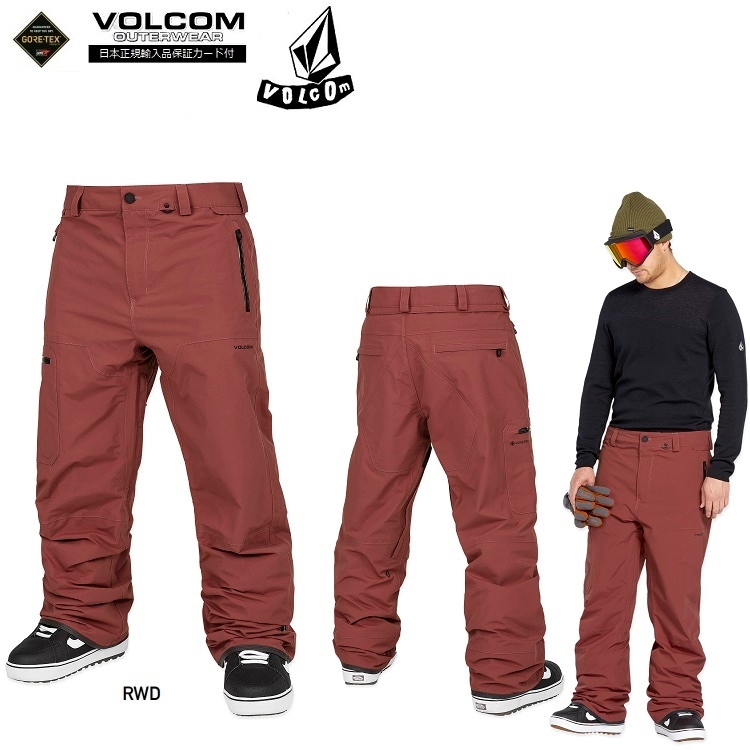 VOLCOM L GORE-TEX PANT 24‐25 (RWD / SIZE: M)ボルコム エルゴア パンツ GORE-TEX 2LAYER / ゴアテックス/防水ウェア/ゴア/GORE 防水 ウェア/バックカントリー仕様/SNOWBOARD/スノーボード 2025 VOLCOM JAPAN正規品 G1352505