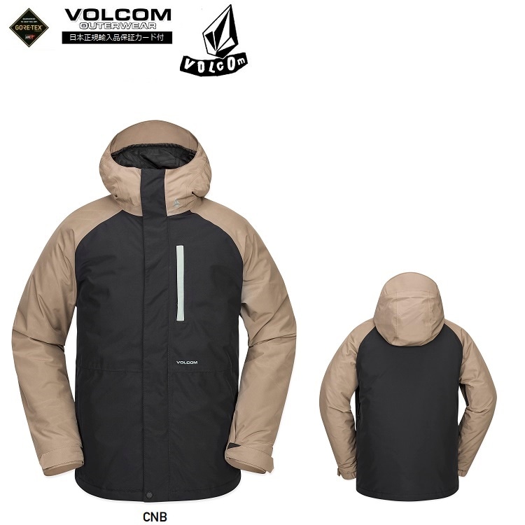 VOLCOM DUA GORE-TEX JACKET 24-25(COLOR:CNB / SIZE:L )ボルコム デュアゴア ジャケット GORE-TEX 2LAYER ゴアテックス/防水ジャケット/ゴア/GORE防水ウェア/バックカントリー仕様/SNOWBOARD/スノーボード 2025 VOLCOM JAPAN正規品 G0652507