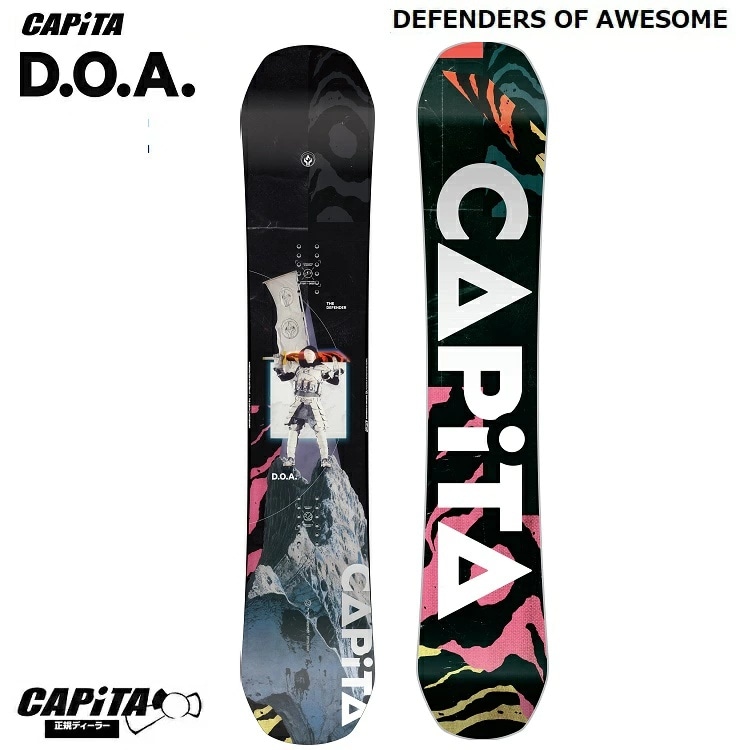 CAPITA SNOWBOARD 25-26 DOA DEFENDERS OF AWESOME (SIZE:152CM)キャピタ ディーオーエー 全国送料無料 チューン無料 2026 正規品 保証書付
