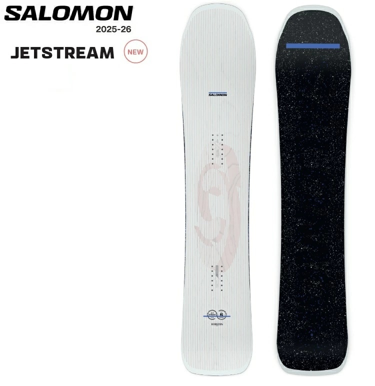 SALOMON SNOWBOARD サロモン 25-26 JETSTREAM (157CM)ジェットストリーム HORIZON SERIES ホライゾン シリーズ スノーボード ABEAM特別価格 最強特典 全国送料無料 チューン無料 2026 正規品 保証書付