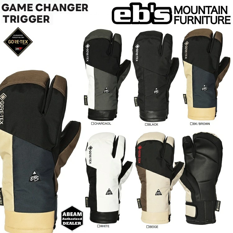 eb's/エビス　GAME CHANGER TRIGGER / GORE-TEX 　26-27　ゲームチェンジャー トリガー　ゴアテックス ABEAM特別価格/Eb's/エビス　グローブ/スノーボード用グローブ 　4600003【予約商品２０２６年１１月納品予定】