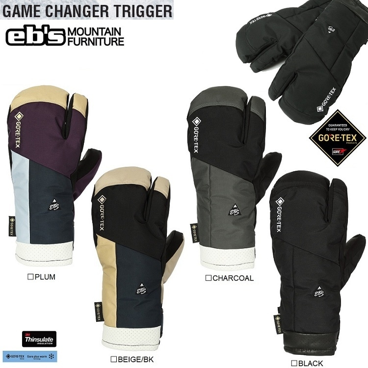eb's/エビス GAME CHANGER TRIGGER / GORE-TEX 25‐26 ゲームチェンジャー トリガー ゴアテックス ABEAM特別価格/Eb's/エビス グローブ/スノーボード用グローブ 4500003