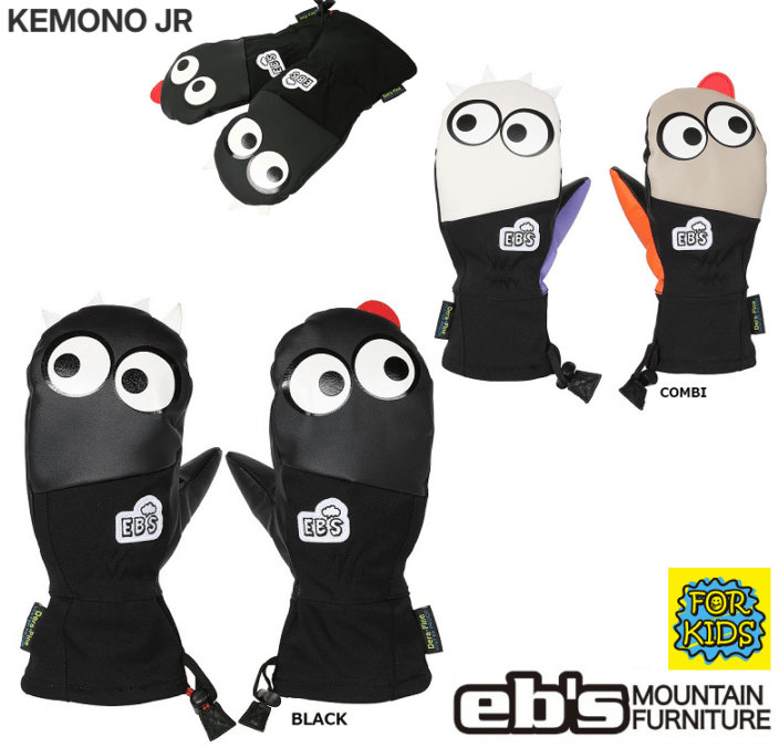 eb's/エビス KEMONO JR ケモノジュニア ABEAM特別価格/Eb's/エビス 子供用グローブ/KIDS YOUTH キッズ スノーボード用 2026 #4500903
