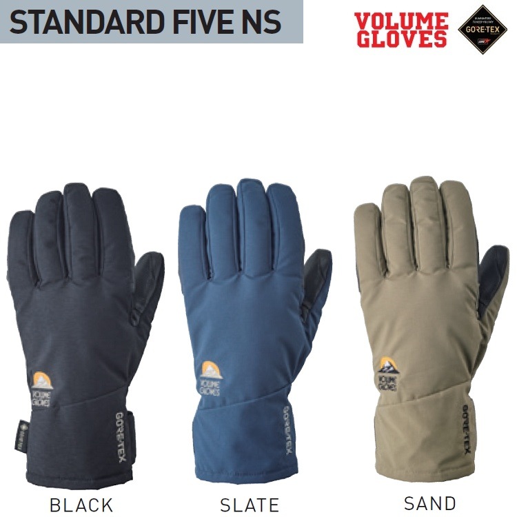 VOLUME/ボリューム GLOVES Standard FIVE NS GORE-TEX/ゴアテックス スタンダードファイブ NS 2027 送料無料 ヴォリューム /スノーボードグローブ/防水グローブ/26-27【予約商品 2026年10月以降順次発送】