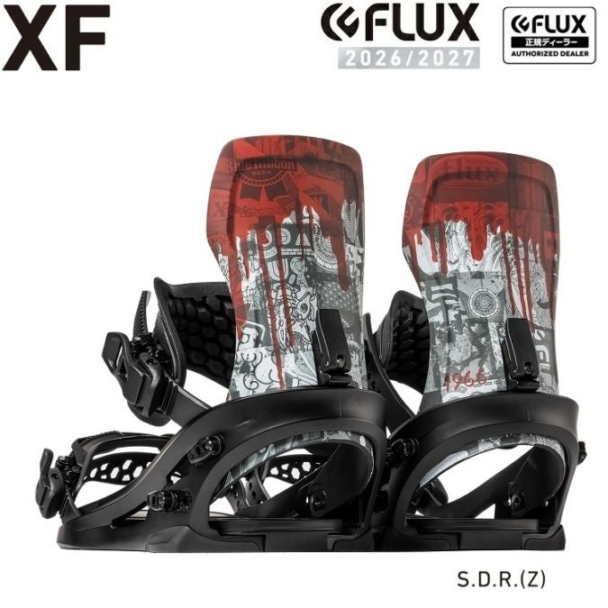 FLUX BINDING XF (S.D.R.) フラックス エックスエフ JAPAN BLAND 26-27 FLUX日本正規品 保証書付 軽量バインディング 2027 送料無料【予約商品 2026年11月発送予定】