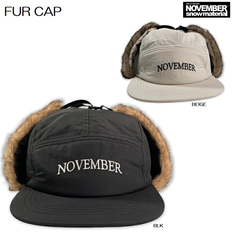 NOVEMBER FURCAP / ノベンバー　ファーキャップ　大人気完売必至グローブ！　ノベンバースノーボード