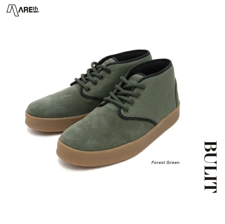 AREth アース BULIT ブリット カラー:FOREST GREEN サイズ:10インチ(28cm) スニーカー アースフットウエア ヘンプ HEMP チャッカブーツ AREth日本正規品