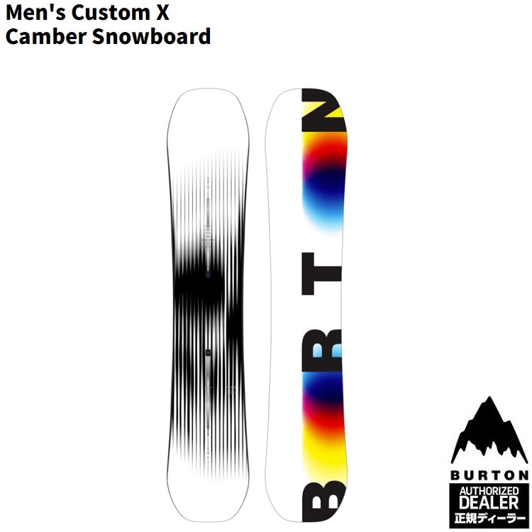 BURTON Men's Custom X Camber Snowboard　（SIZE ：162 cm）　バートン　カスタムエックス　キャンバー　26‐27【全国送料無料】【プレチューン無料】2027 正規品　保証書付
