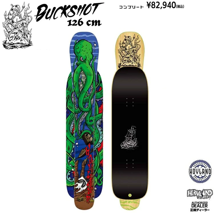 HOVLAND SNOWSKATE BUCKSHOT COMPLETE/　ホブランド スノースケート コンプリート　バックショット　126CM　/ 送料無料  スノスケ