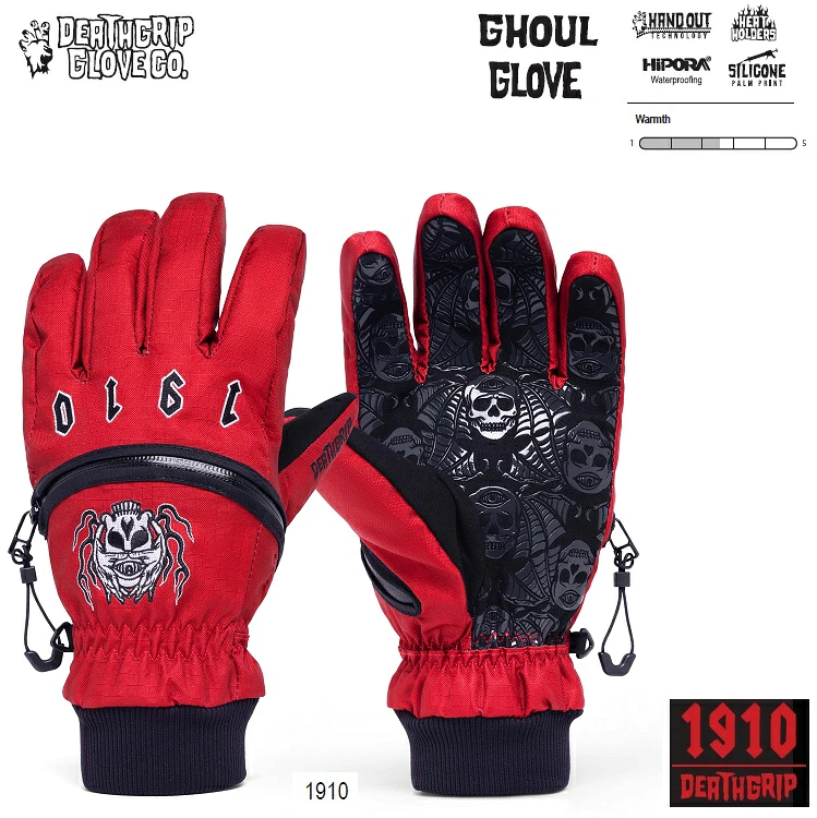 DEATHGRIP GLOVE CO　デスグリップグローブ 26-27 Ghoul Glove カラー:1910 HAND OUT ハンドアウト　グローブ　スノーボードグローブ　防水グローブ ボードグローブ　2027