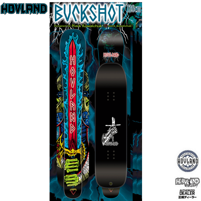 HOVLAND SNOWSKATE BUCKSHOT COMPLETE/　ホブランド スノースケート コンプリート　バックショット　126CM　/ 送料無料 スノスケ 26-27 正規品　プレゼント付き【2026年12月納品予定　予約商品】