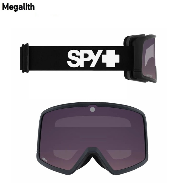 SPY GOGGLE スパイ Megalith メガリス Photochromic 調光レンズ ( EVER BKACK )HD+ HAPPY LENS 25-26 2026 日本正規品【 送料無料 】 SPY GOGGLE スパイ ゴーグル SNOWBOARD SKI SNOWBOARD スキー スノーボード