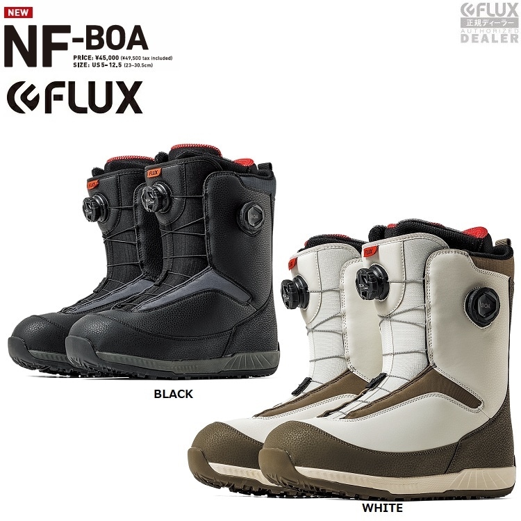 FLUX BOOTS NF-BOA BOOTS(BLACK) 2026 フラックス スノーボード ブーツ W-BOA 日本正規品 保証書付 送料無料!