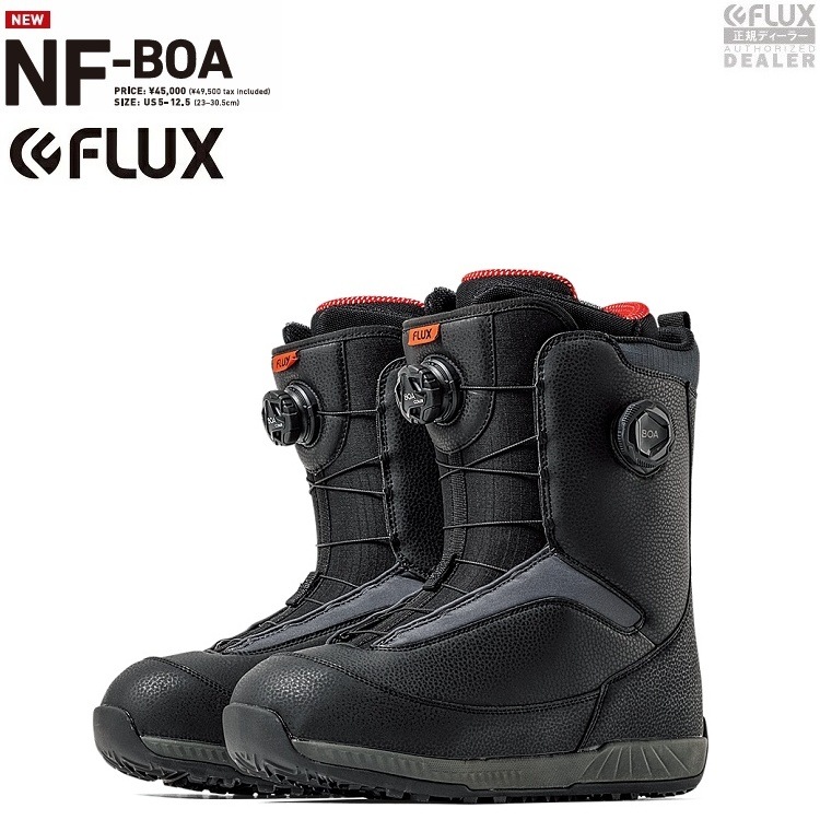 FLUX BOOTS NF-BOA BOOTS(BLACK) 2026 フラックス スノーボード ブーツ W-BOA 日本正規品 保証書付 送料無料!