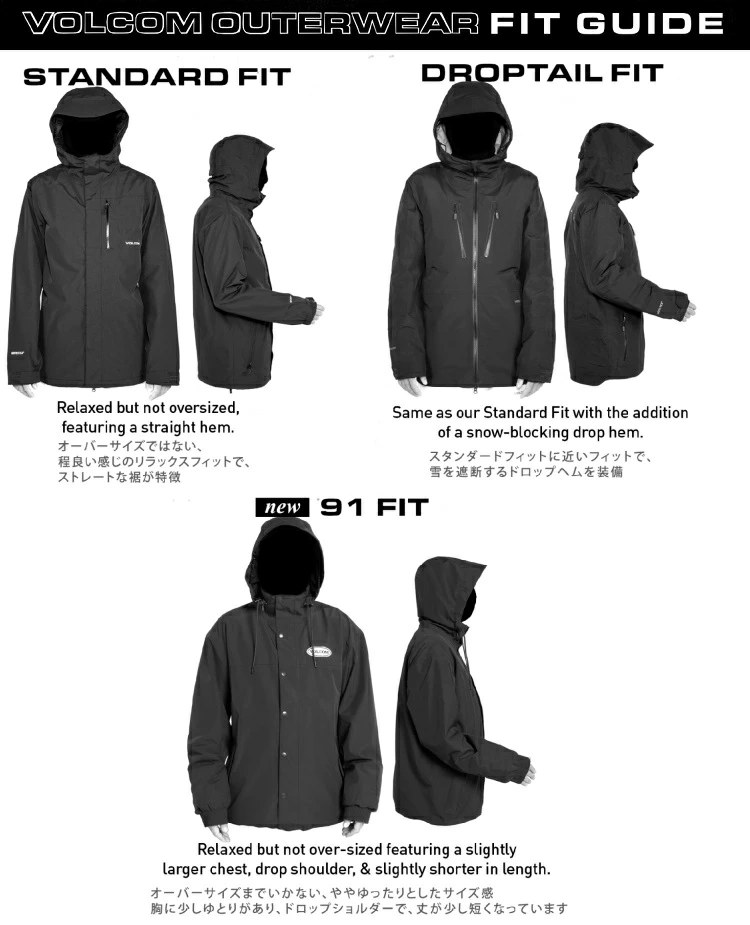 VOLCOM DUA GORE-TEX JACKET　25-26 ボルコム　デュアゴア　ジャケット　GORE-TEX 2LAYER ゴアテックス/防水ジャケット/ゴア/GORE防水ウェア/バックカントリー仕様/SNOWBOARD/スノーボード　2026　VOLCOM JAPAN正規品　G0652605