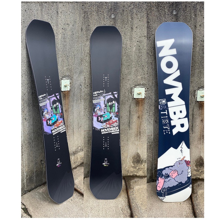 NOVEMBER ARTISTE(SIZE:158CM W / WIDE) ノベンバースノーボード アーティスト ツインチップ 25‐26 【全国送料無料】【初期チューン無料】2026 正規品 保証書付 /NOV/ノーベン/国産