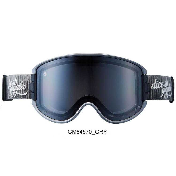 DICE GOGGLE GOODMAN ダイス　グッドマン　GM64570　Photochromic / Ultra Light Gray / Light Silver Mirror【調光】調光×ULTRAライトグレイ/ライトシルバーミラー 　2027　日本製　正規品【送料無料】ダイスゴーグル　26-27【予約商品　2026年11月発送予定】