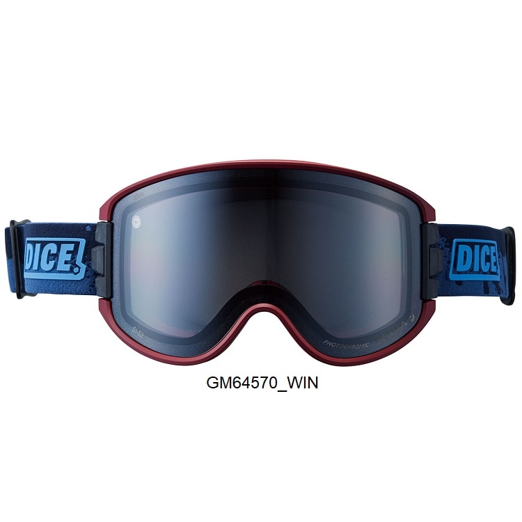 DICE GOGGLE GOODMAN ダイス　グッドマン　GM64570　Photochromic / Ultra Light Gray / Light Silver Mirror【調光】調光×ULTRAライトグレイ/ライトシルバーミラー 　2027　日本製　正規品【送料無料】ダイスゴーグル　26-27【予約商品　2026年11月発送予定】