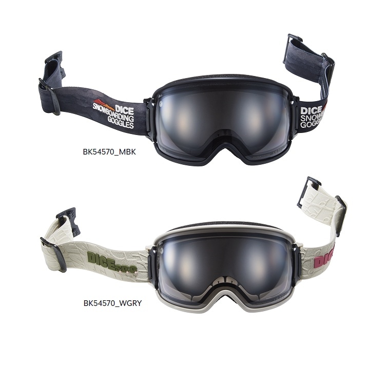 DICE GOGGLE BANK ダイス バンク BK54570 PHOTOCHROMIC / ULTRA LIGHT GRAY / LIGHT SILVER MIRROR【調光】 2026 日本製 正規品【送料無料】ダイスゴーグル 25-26