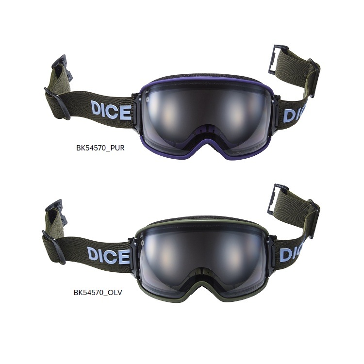 DICE GOGGLE BANK ダイス バンク BK54570 PHOTOCHROMIC / ULTRA LIGHT GRAY / LIGHT SILVER MIRROR【調光】 2026 日本製 正規品【送料無料】ダイスゴーグル 25-26