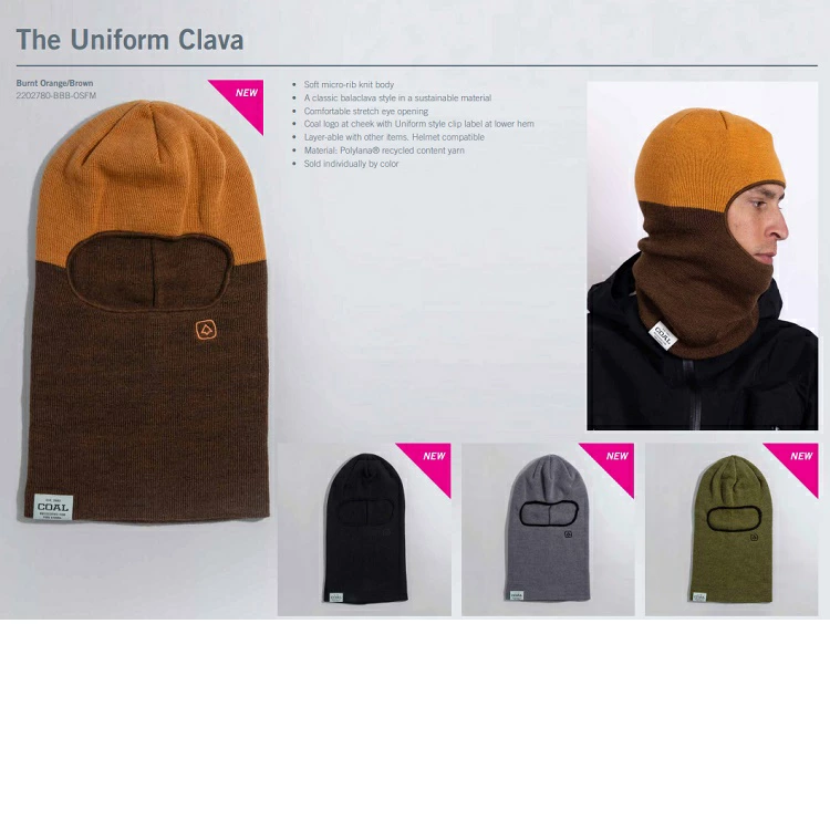 COAL コール The Uniform clava Knit Clava ニットバラクラバ　Knitbalaclava/バラクラバ/目出し棒