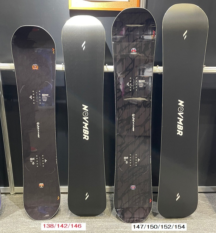 NOVEMBER D FOUR D4　（SIZE: 150 CM）　ノベンバースノーボード　 ディーフォー　26-27【全国送料無料】【チューン無料】2027 正規品　保証書付　/NOV/ノーベン/国産　グランドトリック【予約商品2026年9月～11月納品】