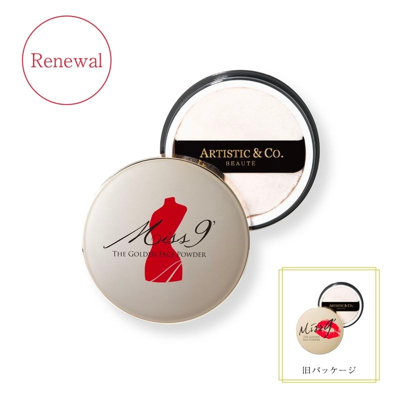 Miss 9' ミスナイン ザ ゴールデンフェイスパウダー 01<br>（パールベージュ）