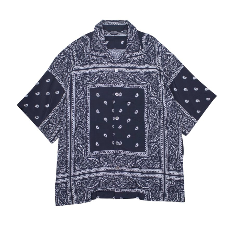 UNUSED アンユーズド US1798 bandanna short sleeve shirt (USED)