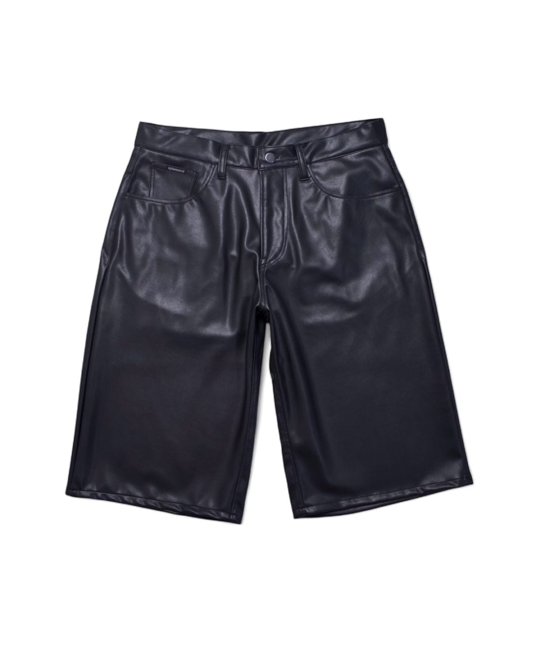 ephemeral エフェメラル SYNTHETIC LEATHER BAGGY SHORT (BLACK)