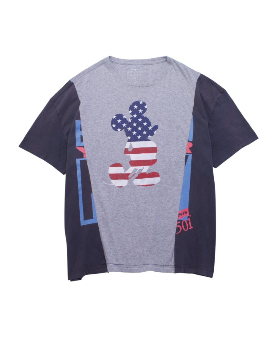 GVGV BLACK ジーヴィージーヴィーブラック T-shirts (GREY×D.GREY)