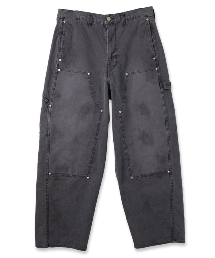 JIEDA ジエダ 25AW DUCK DOUBLE KNEE PANTS (BLACK)