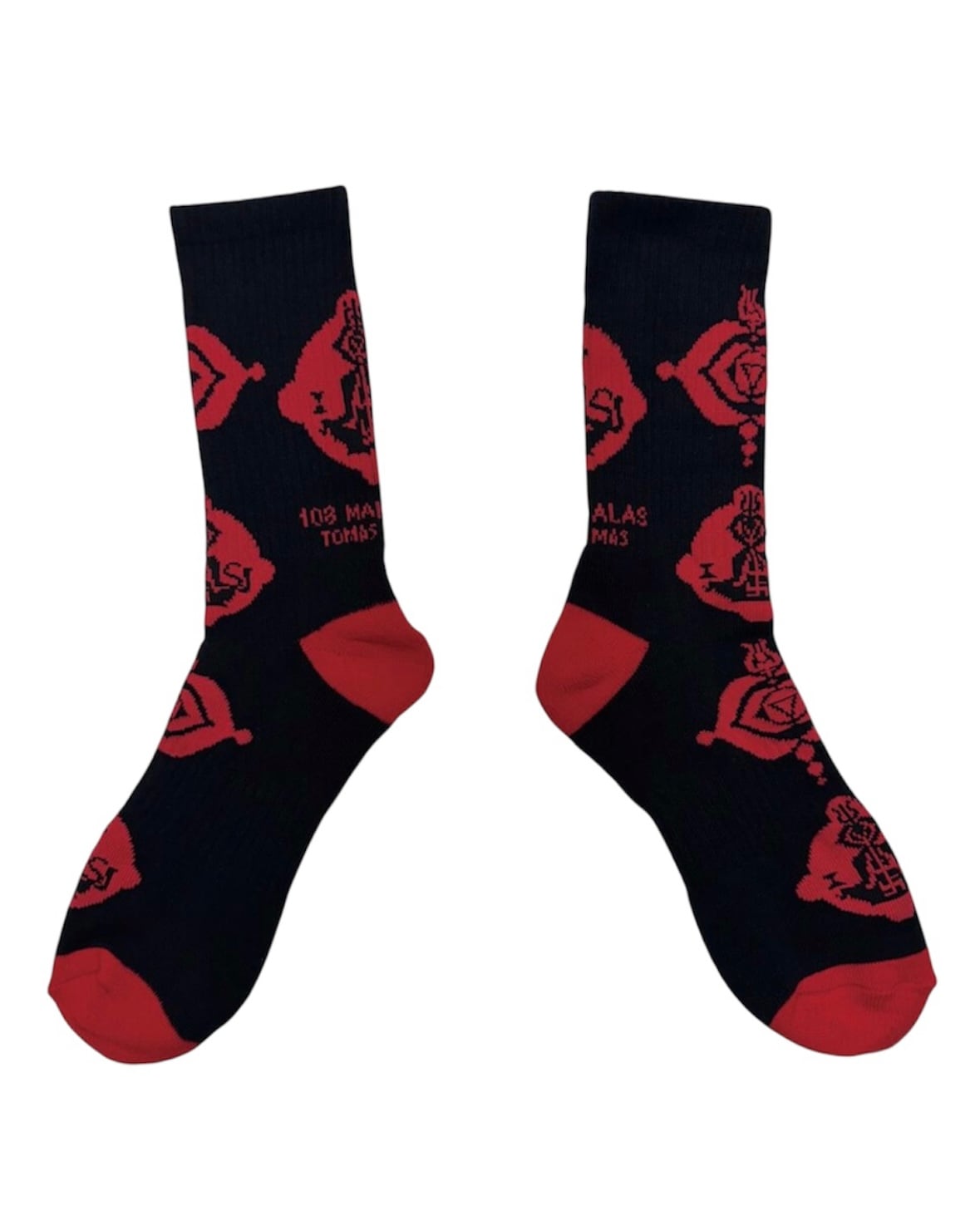 NEEDORIGINAL ニードオリジナル 108 MANDALAS TOMS TOMAS socks (RED)