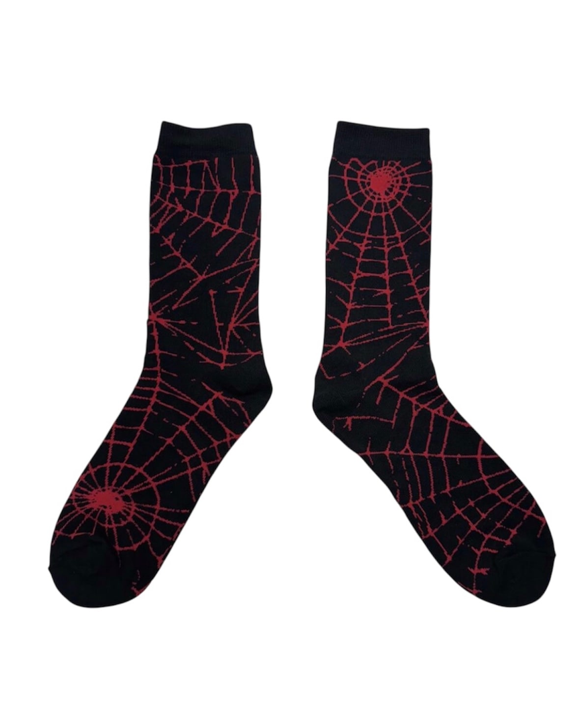 NEEDORIGINAL ニードオリジナル HORITATSU BB TATTOO design COBWEB socks (RED)